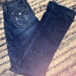 Rock Revival Bootcut Jeans 25x34 a few snags. Still in good condition.